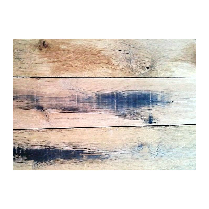 Parquet Parquet plancher massif Chêne fond de wagon raboté profond - 18 x 120 à 180 mm - Toulon