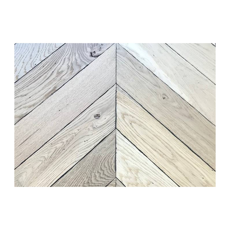 Parquet Parquet massif Chêne Opera Point Hongrie - 14 x 90 x 500 mm - verni mat