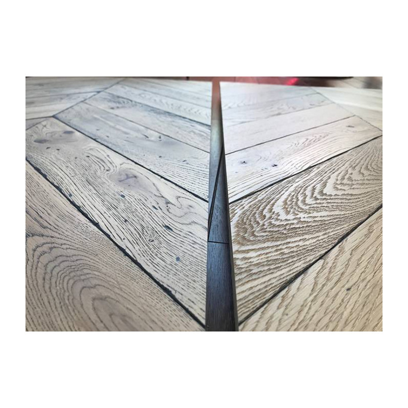 Parquet Parquet massif Chêne Opera Point Hongrie - 14 x 90 x 500 mm - verni mat