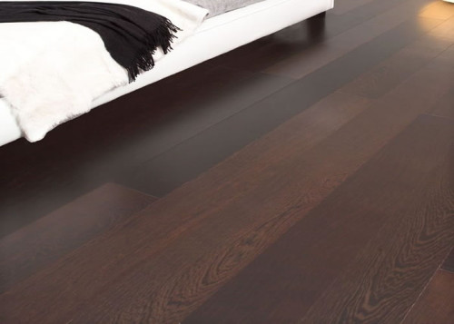 Parquet contrecollé Wengé - 16 x 90 x 1000 mm - brut