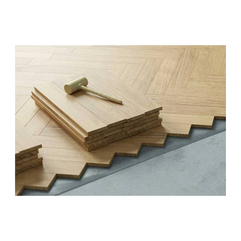 Parquet Parquet massif planchette Chêne Premier - 10 x 70 x 280 mm - brut - PROMO