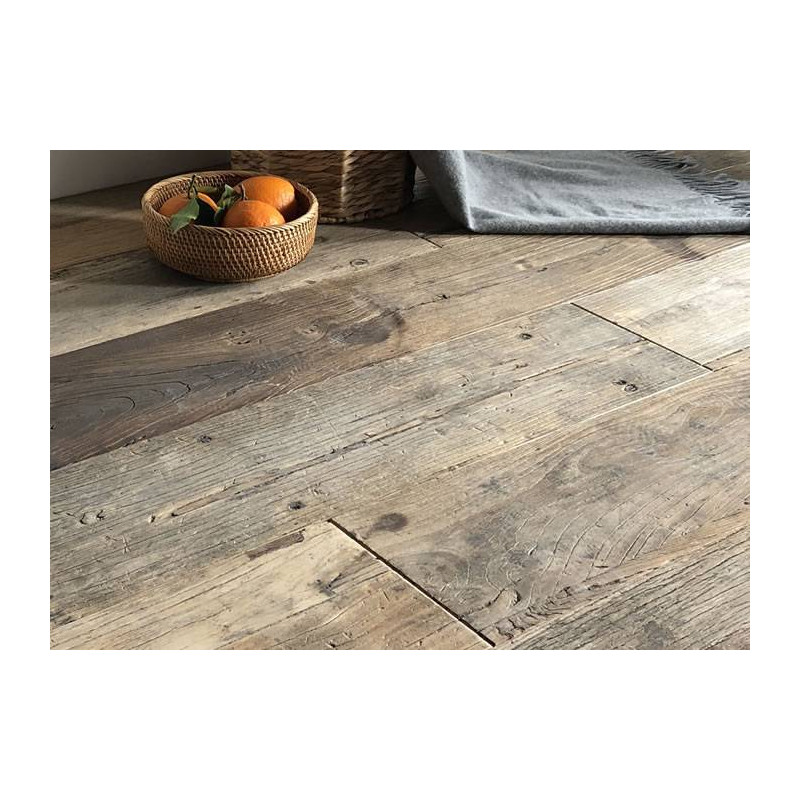 Parquet Parquet contrecollé Barnwood Orme Nature - 20 x 220 x 1650 mm