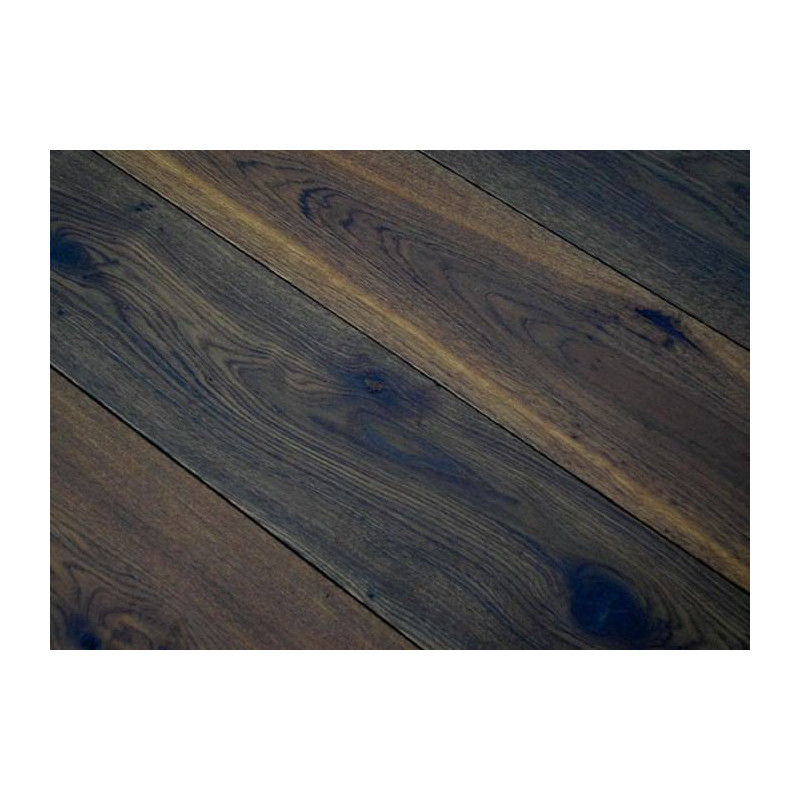 Parquet Parquet contrecollé Chêne Campagne - 15 x 190 x 2000 mm - brossé - huilé - fumé à coeur