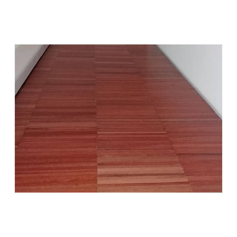 Parquet Parquet industriel Doussié d'Asie - 23 x 08 x 160 mm - motif sur chants - PROMO