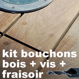 Bouchon Bois IPE - sachet de 100 unités