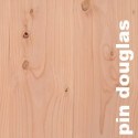 Parquet massif Douglas - 25 x 135 mm - brut