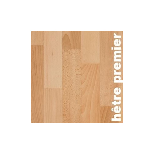 Parquet massif Hêtre Select - 23 x 70 mm - brut - double face mezzanine