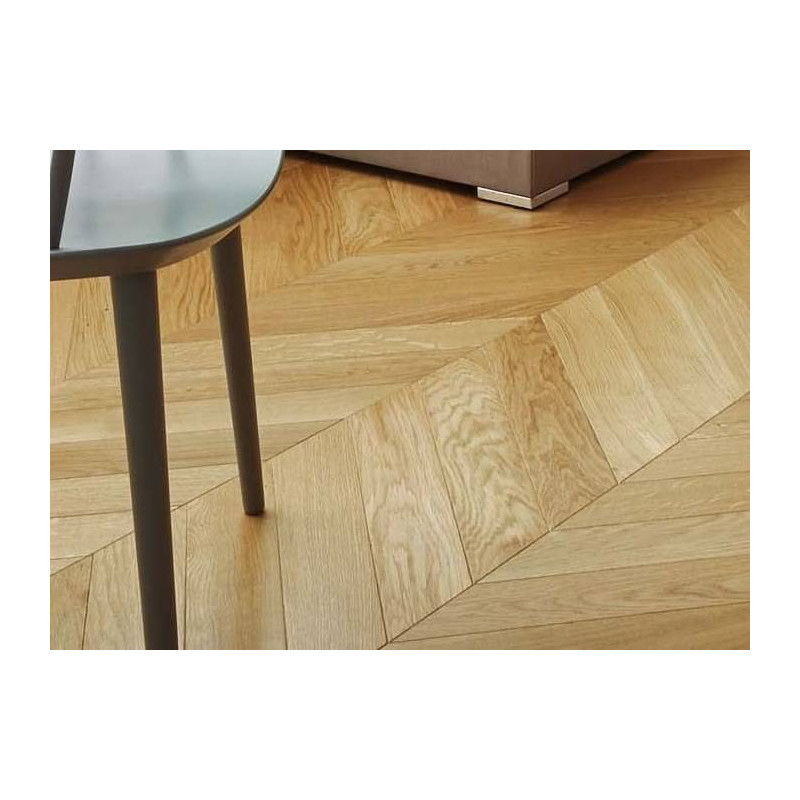 Parquet Parquet massif Chêne Premier Point Hongrie - 16 x 70 x 430 mm - brut