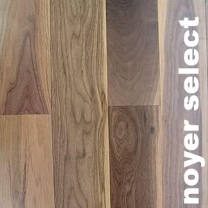 Parquet contrecollé Noyer Américain Select - 13 x 120 mm - verni ou huilé