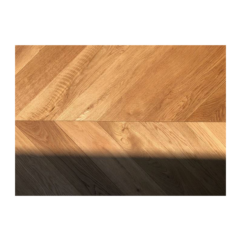 Parquet Parquet contrecollé Chêne Premier Point Hongrie - 14 x 120 x 600 mm - brut