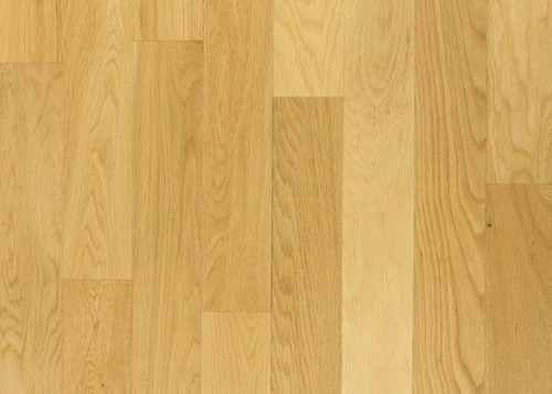 Parquet contrecollé Chêne Premier - 13,5 x 190 x 2250 mm - verni - 3 frises