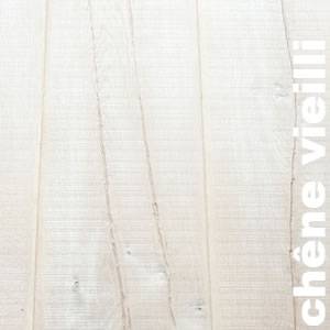 Parquet contrecollé Chêne Rustique/Campagne Point de Hongrie - 15 x 220 x 2200 mm - huilé blanc - raboté