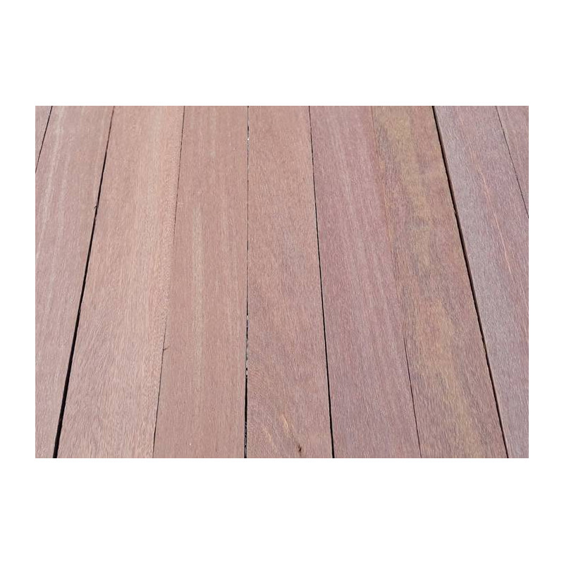 Parquet Parquet massif planchette Azobé - 10 x 60 x 300 mm - brut - BONNE AFFAIRE
