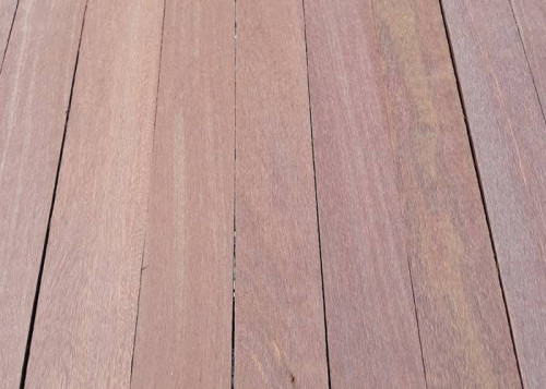 Parquet massif planchette Azobé - 10 x 60 x 300 mm - brut - BONNE AFFAIRE