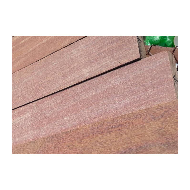 Parquet Parquet massif planchette Azobé - 10 x 60 x 300 mm - brut - BONNE AFFAIRE