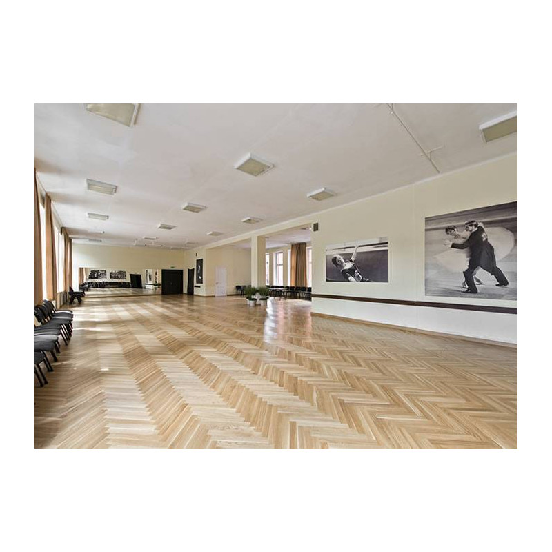 Parquet Parquet massif Chêne Nature Bâton Rompu - 16 x 70 x 500 mm - brut - PROMO