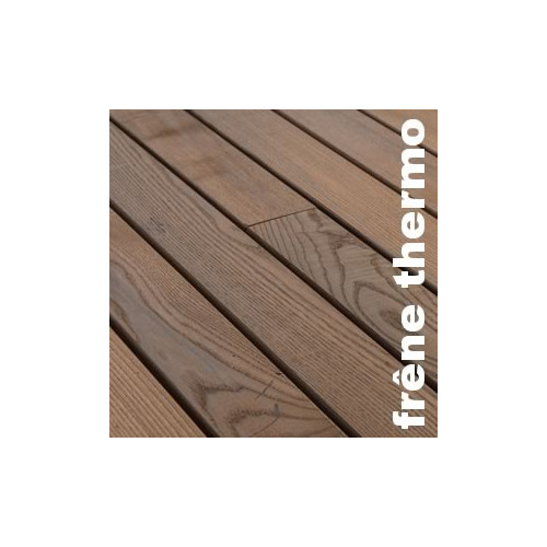 Lames de terrasse Frêne - 21 x 145 mm - thermotraité