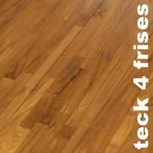 Parquet massif préfini en Teck Asie
