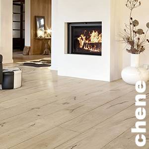 Parquet contrecollé Chêne Rustique - 15 x 220 x 2200 mm - huilé - Rouen