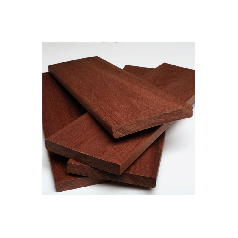 Parquet Lames de terrasse Massaranduba - 21 x 145 mm - 2 faces lisses - lots - KD