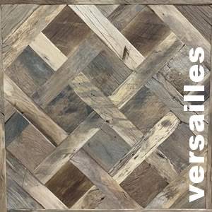 Panneaux Versailles en Chêne noueux - 23 x 1000 x 1000 mm - brut