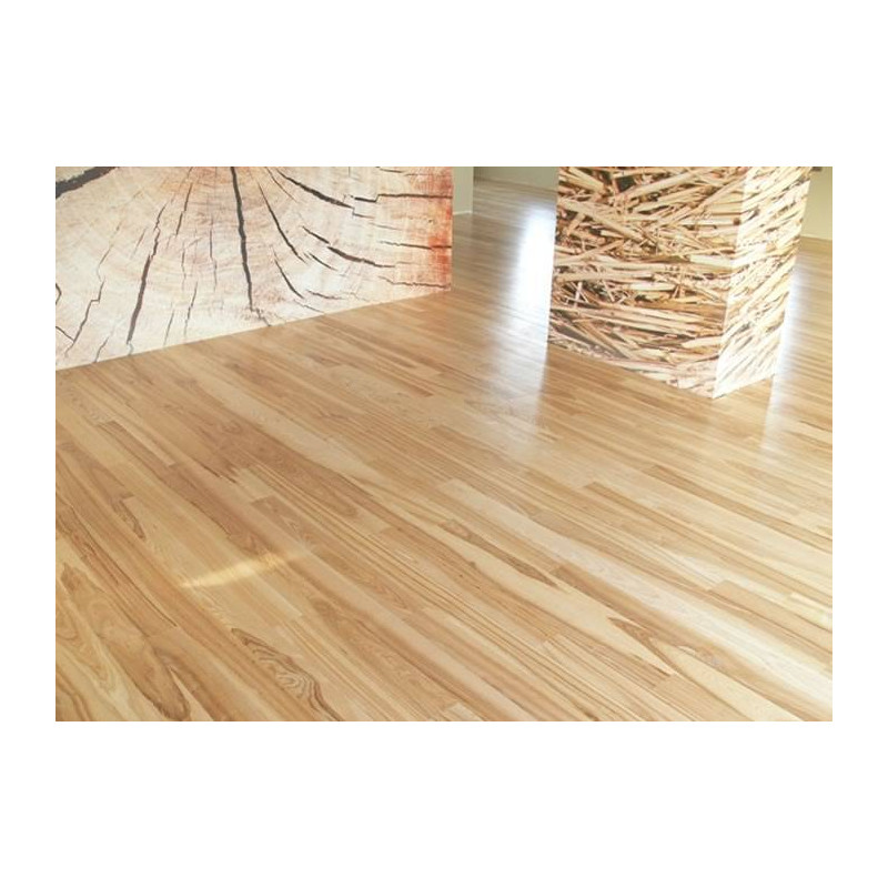 Parquet Parquet contrecollé Frêne Olivier Rustique - 12 x 160/180 mm - verni