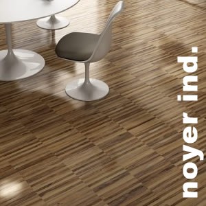 Parquet industriel Noyer EU - 14 x 14 x 160 mm - motif sur chants