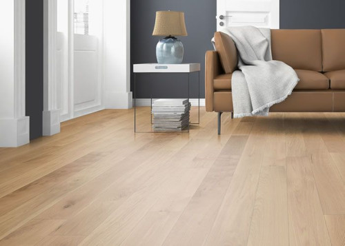 Parquet contrecollé Chêne Rustique - 14 x 160 x 800 à 1800 mm - verni satiné - Ouessant