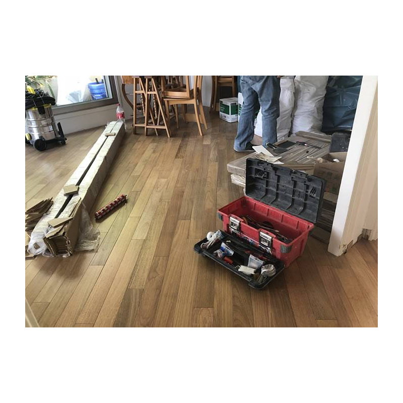 Parquet Parquet massif Tauari - 14 x 120 mm - verni