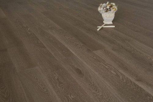 Parquet contrecollé Chêne Premier/Rustique - 14 x 190 x 1820 mm - huilé marron - PROMO
