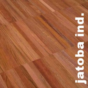 Parquet industriel Jatoba Tamarindo - 14 x 17 x 300 mm - motif sur chants