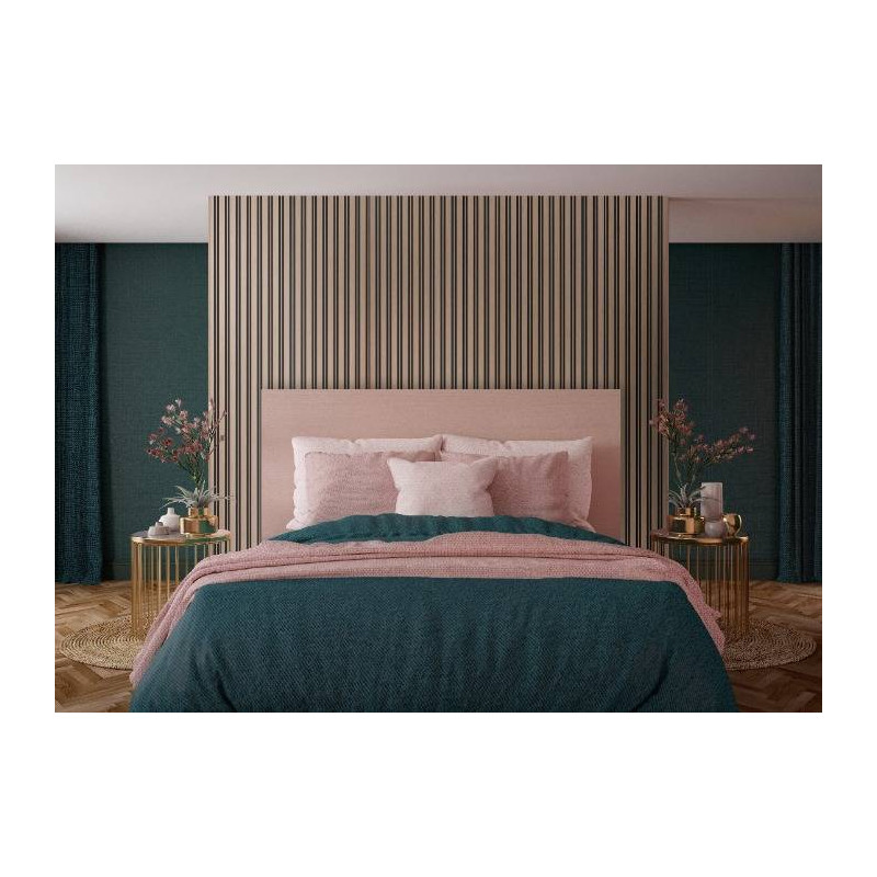 Parquet Baguette de finition Gauche effet tasseaux - 12 x 42 x 2700 mm - couleur assortie - profil Calza