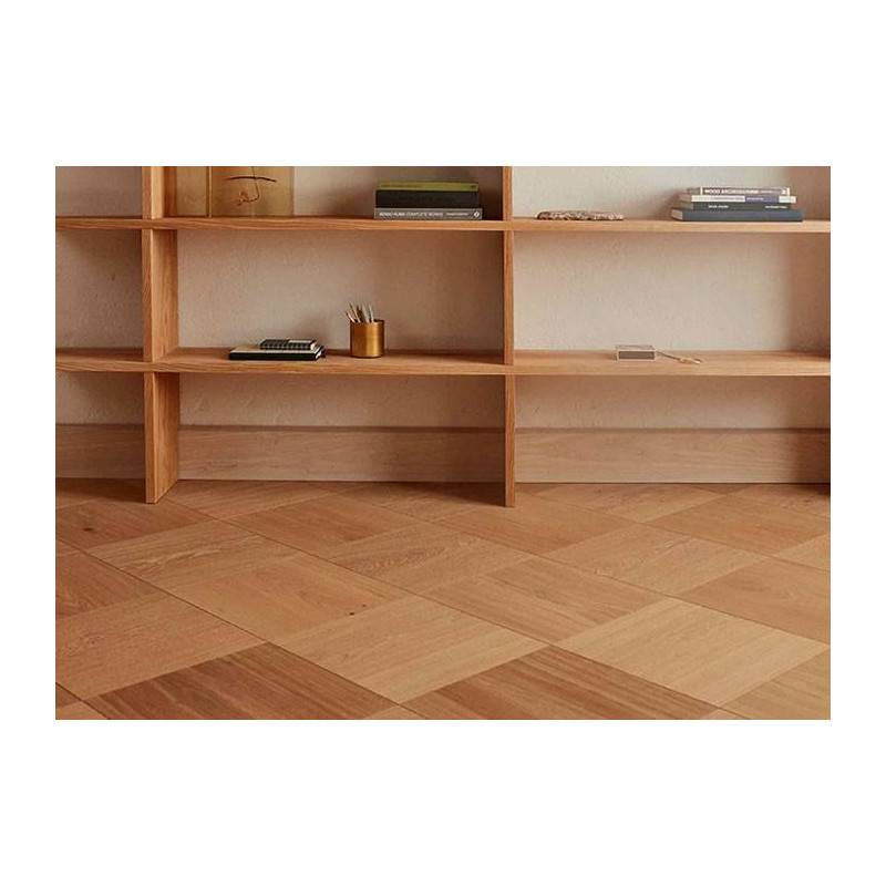 Parquet Parquet massif Chêne Rustique - 30 x 400 x 400 mm - brut - Squares