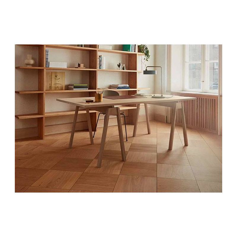 Parquet Parquet massif Chêne Rustique - 30 x 400 x 400 mm - brut - Squares