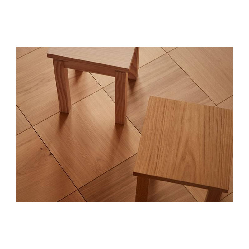 Parquet Parquet massif Chêne Rustique - 30 x 400 x 400 mm - brut - Squares