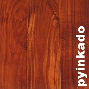 Parquet massif brut en Pyinkado Birman