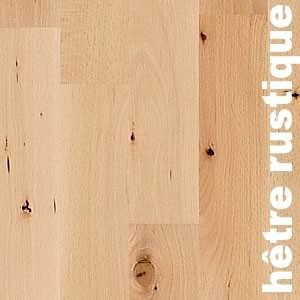 Parquet massif brut en Hetre