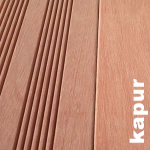 Lames de terrasse Kapur - 21 x 120 x 2150-3950 mm
