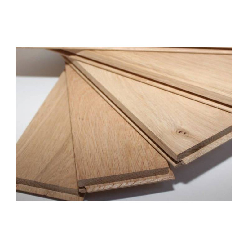 Parquet Parquet massif Chêne Rustique - 14 x 70 mm - brut - Paris