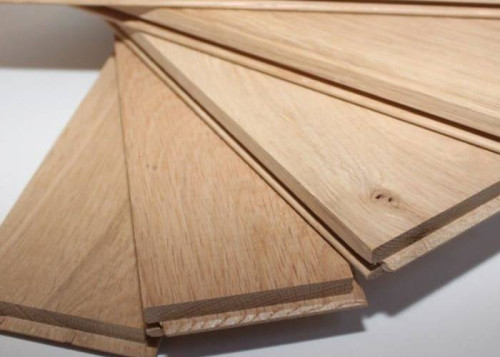 Parquet massif Chêne Rustique - 14 x 70 mm - brut - Paris