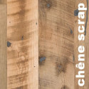 Parquet Chêne Antique - 20 x 100 à 230 mm - huilé - Scié - SCRAPPED