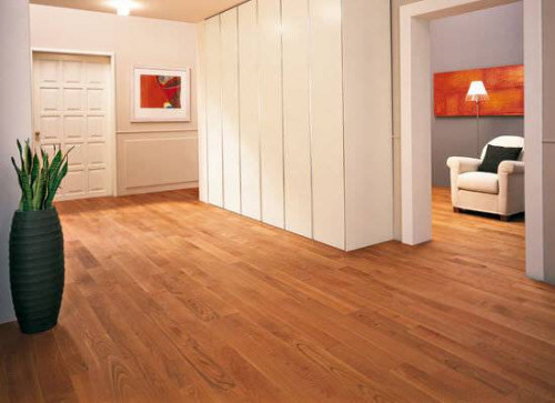 Parquet contrecollé Merisier Rustique - 10 x 120 x 1200 mm - huilé