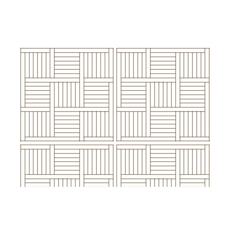 Parquet Panneaux Grand Siècle Chêne Premier - 14 x 330 x 330 mm