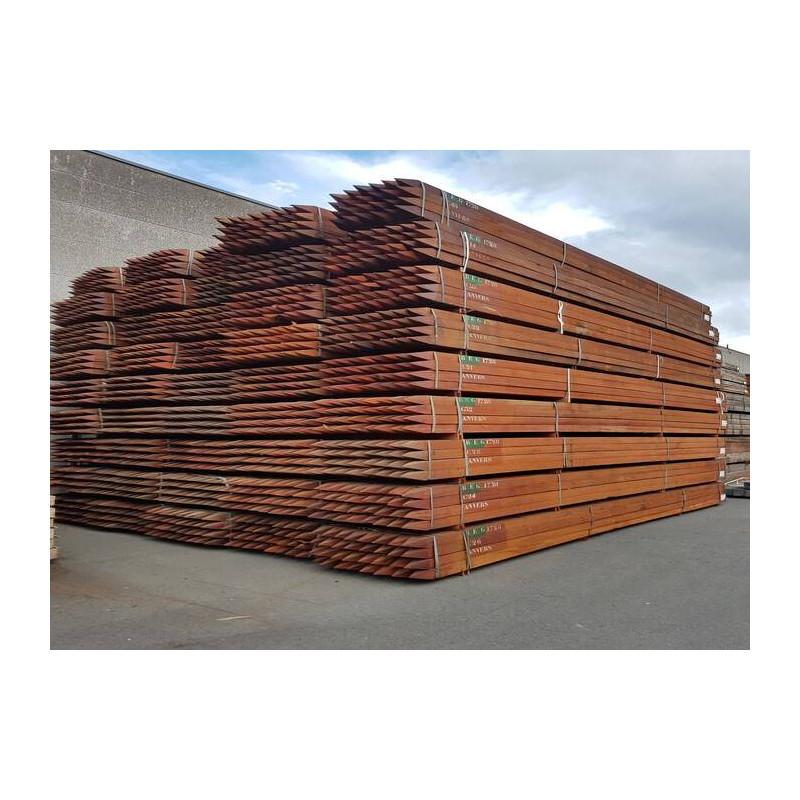 Parquet Poteaux en Okan - 90 x 90 mm