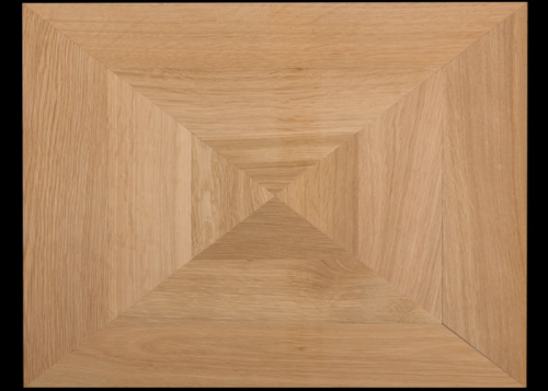 Panneaux Chêne massif Premier - 23 x 600 x 600 mm - Croix de Saint André