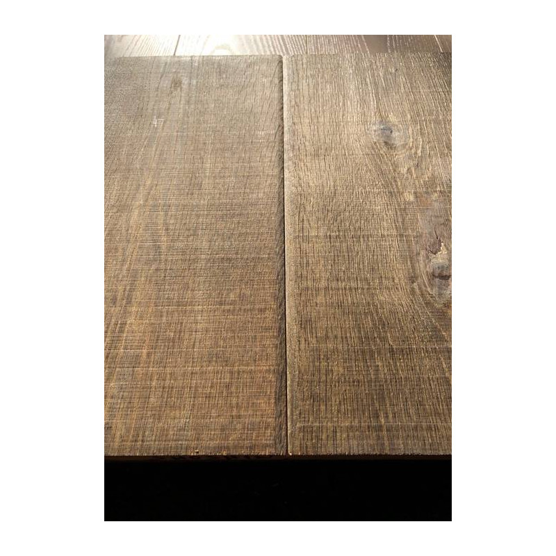Parquet Parquet contrecollé Chêne Rustique - 15 x 220 x 2200 mm - huilé - aspect vieux bois