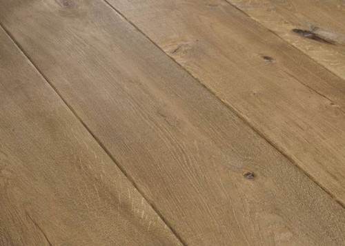 Parquet contrecollé Chêne Rustique Bâton Rompu - 15 x 100 x 700 mm - huilé - aspect vieux bois - Thann