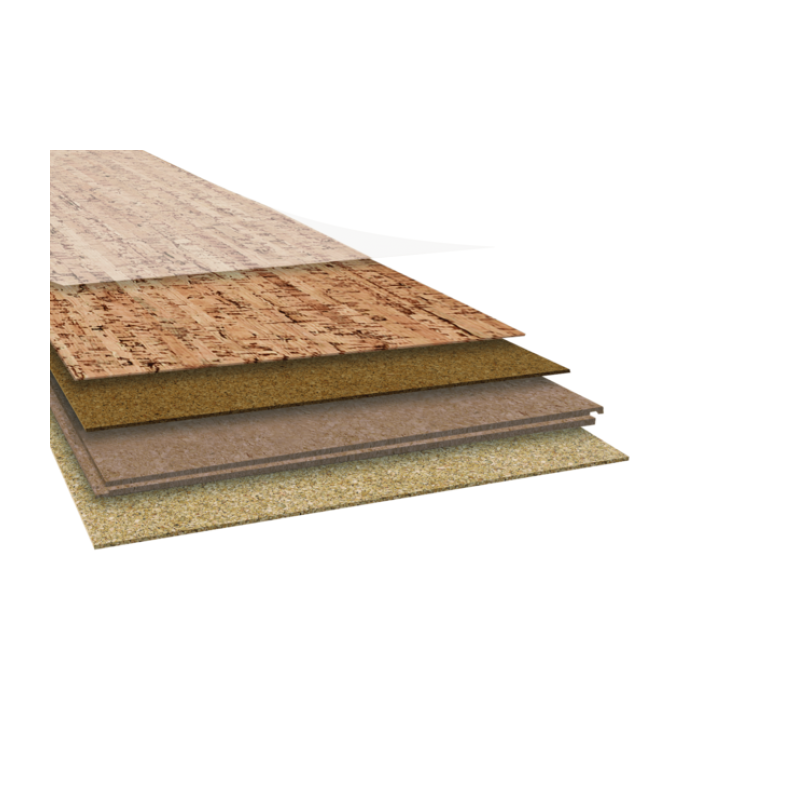Parquet Revêtement de sol en liège - 7 x 195 x 1225 mm - Coquille - Wicanders