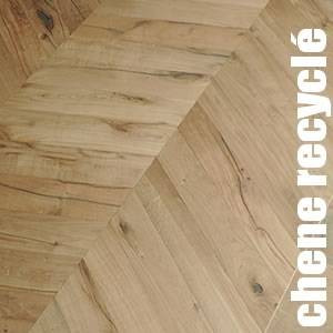 Parquet contrecollé à bâtons rompus en Chêne RU Rustique Europe
