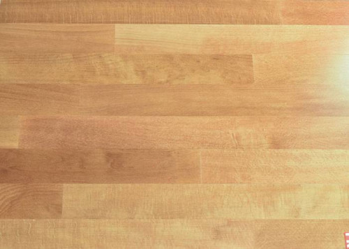 Parquet massif Hêtre Rustique - 22 x 129 mm - verni - 2 frises